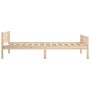 Solid pine wood bed frame 90x200 cm by vidaXL, Beds and slatted bases - Ref: Foro24-322096, Price: 97,05 €, Discount: %