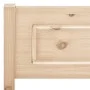 Solid pine wood bed frame 90x200 cm by vidaXL, Beds and slatted bases - Ref: Foro24-322096, Price: 95,82 €, Discount: %