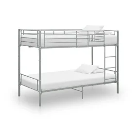 Graues Etagenbett aus Metall, 90 x 200 cm von vidaXL, Betten und Lattenroste - Ref: Foro24-287911, Preis: 289,58 €, Rabatt: %