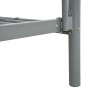 Cama litera de metal gris 90x200 cm de vidaXL, Camas y somieres - Ref: Foro24-287911, Precio: 242,40 €, Descuento: %