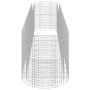 Arriate de gaviones de hierro galvanizado 500x100x100 cm
