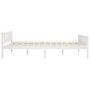 Solid white pine wood bed frame 120x200 cm by vidaXL, Beds and slatted bases - Ref: Foro24-322105, Price: 169,57 €, Discount: %