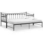 Abnehmbarer Schlafsofarahmen aus schwarzem Metall, 90 x 200 cm von vidaXL, Betten und Lattenroste - Ref: Foro24-324758, Preis...