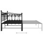 Estructura de sofá cama extraíble de metal negro 90x200 cm de vidaXL, Camas y somieres - Ref: Foro24-324758, Precio: 176,71 €...