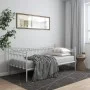 White metal sofa bed frame 90x200 cm by vidaXL, Beds and slatted bases - Ref: Foro24-324756, Price: 146,93 €, Discount: %