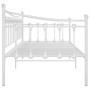White metal sofa bed frame 90x200 cm by vidaXL, Beds and slatted bases - Ref: Foro24-324756, Price: 159,56 €, Discount: %