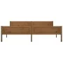 Estructura de cama madera maciza pino marrón miel 200x200 cm de vidaXL, Camas y somieres - Ref: Foro24-322116, Precio: 136,03...