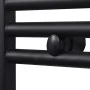 Schwarzer, gerader Badheizkörper 600 x 1160 mm von vidaXL, Heizkörper - Ref: Foro24-141908, Preis: 112,24 €, Rabatt: %
