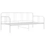Estructura de sofá cama de metal blanco 90x200 cm de vidaXL, Camas y somieres - Ref: Foro24-324750, Precio: 123,27 €, Descuen...