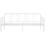 Estructura de sofá cama de metal blanco 90x200 cm de vidaXL, Camas y somieres - Ref: Foro24-324750, Precio: 123,27 €, Descuen...