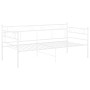 Estructura de sofá cama de metal blanco 90x200 cm de vidaXL, Camas y somieres - Ref: Foro24-324768, Precio: 106,26 €, Descuen...