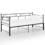 Abnehmbarer Schlafsofarahmen aus schwarzem Metall, 90 x 200 cm von vidaXL, Betten und Lattenroste - Ref: Foro24-324770, Preis...