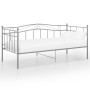 Struktur des Schlafsofas aus grauem Metall, 90 x 200 cm von vidaXL, Betten und Lattenroste - Ref: Foro24-324781, Preis: 140,4...