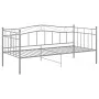 Struktur des Schlafsofas aus grauem Metall, 90 x 200 cm von vidaXL, Betten und Lattenroste - Ref: Foro24-324781, Preis: 138,1...
