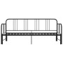 Black metal removable sofa bed frame 90x200 cm by vidaXL, Beds and slatted bases - Ref: Foro24-324752, Price: 131,25 €, Disco...
