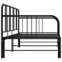 Estructura de sofá cama extraíble metal negro 90x200 cm de vidaXL, Camas y somieres - Ref: Foro24-324752, Precio: 139,13 €, D...