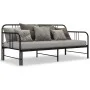 Estructura de sofá cama extraíble metal negro 90x200 cm de vidaXL, Camas y somieres - Ref: Foro24-324752, Precio: 139,13 €, D...