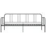 Estructura de sofá cama de metal gris 90x200 cm de vidaXL, Camas y somieres - Ref: Foro24-324751, Precio: 122,97 €, Descuento: %