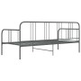 Estructura de sofá cama de metal gris 90x200 cm de vidaXL, Camas y somieres - Ref: Foro24-324751, Precio: 125,27 €, Descuento: %