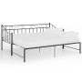 Black metal removable sofa bed frame 90x200 cm by vidaXL, Beds and slatted bases - Ref: Foro24-324776, Price: 153,13 €, Disco...