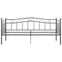Estructura de sofá cama de metal negro 90x200 cm de vidaXL, Camas y somieres - Ref: Foro24-324779, Precio: 136,20 €, Descuent...