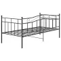 Estructura de sofá cama de metal negro 90x200 cm de vidaXL, Camas y somieres - Ref: Foro24-324779, Precio: 136,20 €, Descuent...