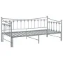 Gray metal removable sofa bed frame 90x200 cm by vidaXL, Beds and slatted bases - Ref: Foro24-324760, Price: 163,02 €, Discou...