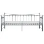 Gray metal removable sofa bed frame 90x200 cm by vidaXL, Beds and slatted bases - Ref: Foro24-324760, Price: 163,02 €, Discou...
