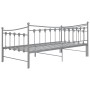 Estructura de sofá cama extraíble de metal gris 90x200 cm de vidaXL, Camas y somieres - Ref: Foro24-324760, Precio: 155,81 €,...
