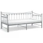 Gray metal removable sofa bed frame 90x200 cm by vidaXL, Beds and slatted bases - Ref: Foro24-324760, Price: 163,02 €, Discou...