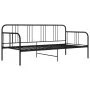 Gestell für Schlafsofa aus schwarzem Metall, 90 x 200 cm von vidaXL, Betten und Lattenroste - Ref: Foro24-324749, Preis: 125,...