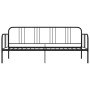 Estructura de sofá cama de metal negro 90x200 cm