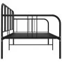 Gestell für Schlafsofa aus schwarzem Metall, 90 x 200 cm von vidaXL, Betten und Lattenroste - Ref: Foro24-324749, Preis: 125,...
