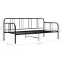 Gestell für Schlafsofa aus schwarzem Metall, 90 x 200 cm von vidaXL, Betten und Lattenroste - Ref: Foro24-324749, Preis: 125,...
