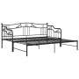 Abnehmbarer Schlafsofarahmen aus schwarzem Metall, 90 x 200 cm von vidaXL, Betten und Lattenroste - Ref: Foro24-324764, Preis...