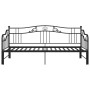 Black metal removable sofa bed frame 90x200 cm by vidaXL, Beds and slatted bases - Ref: Foro24-324764, Price: 201,32 €, Disco...
