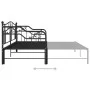 Abnehmbarer Schlafsofarahmen aus schwarzem Metall, 90 x 200 cm von vidaXL, Betten und Lattenroste - Ref: Foro24-324764, Preis...