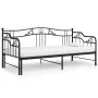 Abnehmbarer Schlafsofarahmen aus schwarzem Metall, 90 x 200 cm von vidaXL, Betten und Lattenroste - Ref: Foro24-324764, Preis...