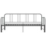 Gray metal removable sofa bed frame 90x200 cm by vidaXL, Beds and slatted bases - Ref: Foro24-324754, Price: 139,50 €, Discou...