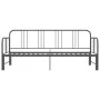 Gray metal removable sofa bed frame 90x200 cm by vidaXL, Beds and slatted bases - Ref: Foro24-324754, Price: 143,68 €, Discou...