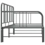 Gray metal removable sofa bed frame 90x200 cm by vidaXL, Beds and slatted bases - Ref: Foro24-324754, Price: 143,68 €, Discou...
