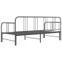 Estructura de sofá cama extraíble de metal gris 90x200 cm de vidaXL, Camas y somieres - Ref: Foro24-324754, Precio: 139,61 €,...