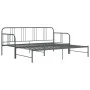 Gray metal removable sofa bed frame 90x200 cm by vidaXL, Beds and slatted bases - Ref: Foro24-324754, Price: 143,68 €, Discou...