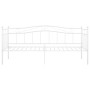 Estructura de sofá cama metal blanco 90x200 cm de vidaXL, Camas y somieres - Ref: Foro24-324780, Precio: 128,33 €, Descuento: %