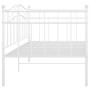 Estructura de sofá cama metal blanco 90x200 cm de vidaXL, Camas y somieres - Ref: Foro24-324780, Precio: 128,33 €, Descuento: %