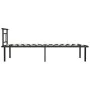 Schwarzer Metallbettrahmen 90x200 cm von vidaXL, Betten und Lattenroste - Ref: Foro24-324820, Preis: 72,95 €, Rabatt: %