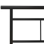 Estructura de cama de metal negro 90x200 cm