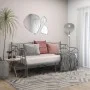Gray metal removable sofa bed frame 90x200 cm by vidaXL, Beds and slatted bases - Ref: Foro24-324766, Price: 173,16 €, Discou...