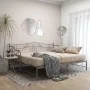 Gray metal removable sofa bed frame 90x200 cm by vidaXL, Beds and slatted bases - Ref: Foro24-324766, Price: 173,16 €, Discou...