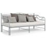 Gray metal removable sofa bed frame 90x200 cm by vidaXL, Beds and slatted bases - Ref: Foro24-324766, Price: 151,20 €, Discou...